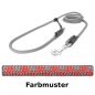 Preview: EASYLONG Hundeleine - L - 2,5m - rot und graue Kreuze